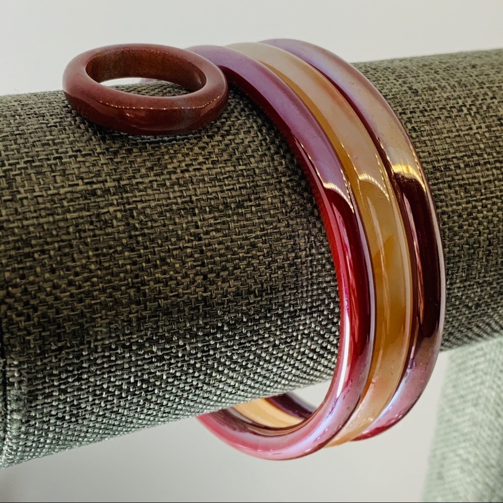 Glass Bangle Set - Picture 2 of 2